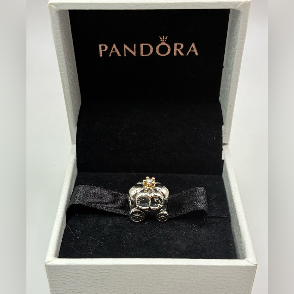 Authentic Pandora Royal Carriage Charm w/Box